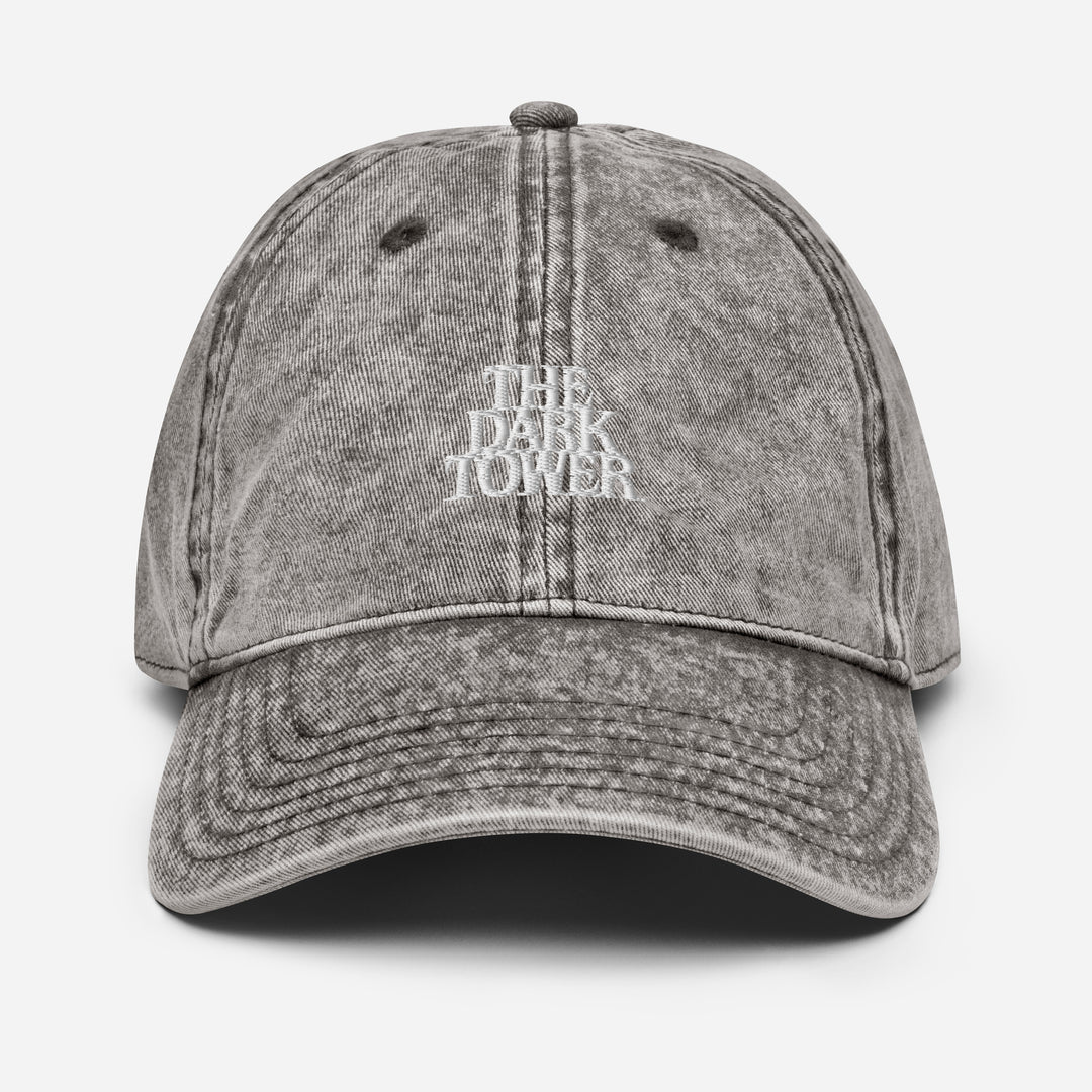 ☆HUMAN N CAT☆ Pound Vintage Wappen Ball Cap Charcoal FFOUN New York Est. 1625 Embroidered Baseball Cap Dark Washed Gray