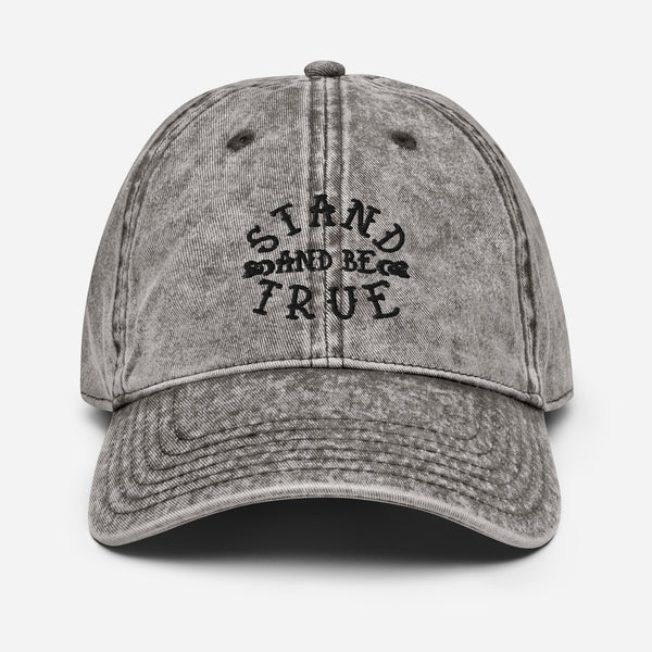 Be True Vintage Cotton Twill Cap