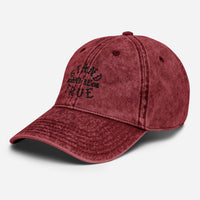 Be True Vintage Cotton Twill Cap