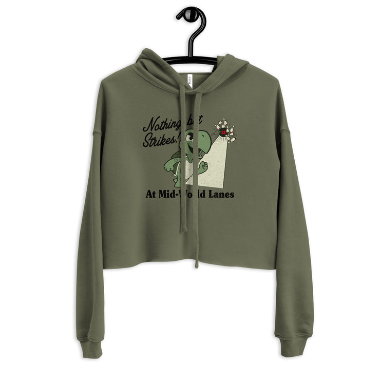 Midworld Lanes Crop Hoodie
