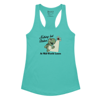 Nothing But Strikes Women’s fitted racerback tank top