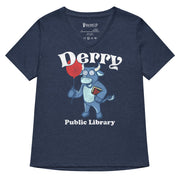 Derry Public Library Women’s relaxed v-neck t-shirt