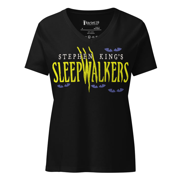 Sleepwalkers Women’s relaxed v-neck t-shirt