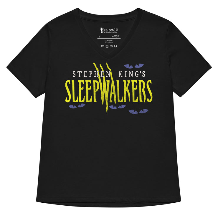 Sleepwalkers Women’s relaxed v-neck t-shirt