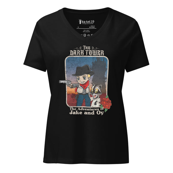 Jake & Oy Women’s relaxed v-neck t-shirt