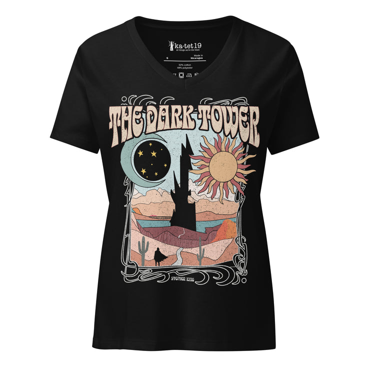 Trip To The Tower Women’s relaxed v-neck t-shirt