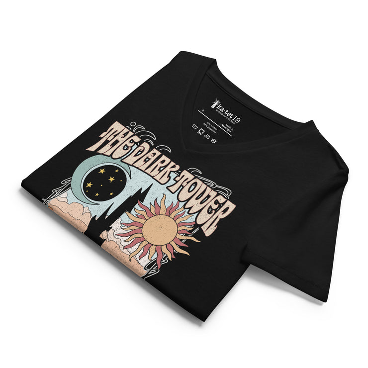 Trip To The Tower Women’s relaxed v-neck t-shirt