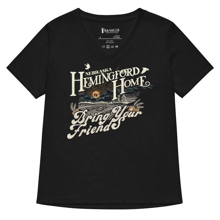 Hemingford Home Women’s relaxed v-neck t-shirt