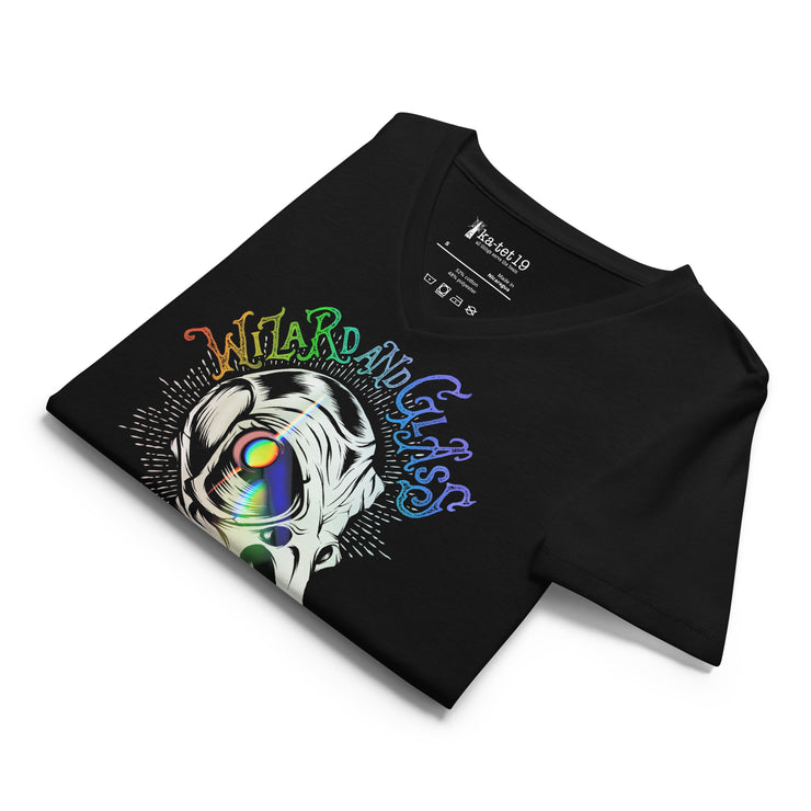 Wizard And Glass Women’s relaxed v-neck t-shirt