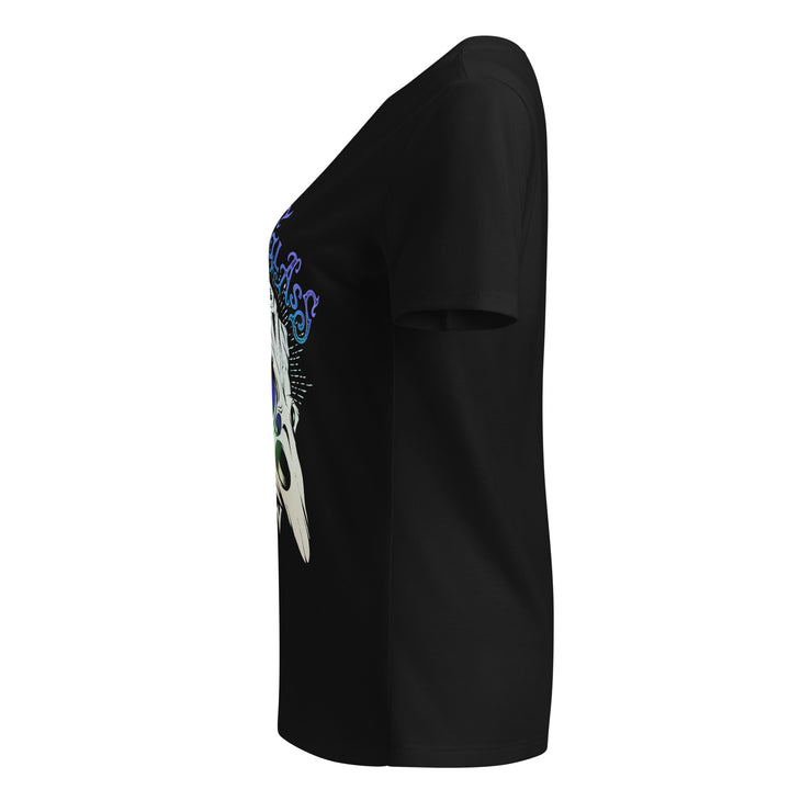 Wizard And Glass Women’s relaxed v-neck t-shirt